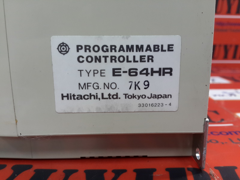 HITACHI E-64HR HIZAC PROGRAMMBLE CONTROLLER - PLC DCS SERVO 